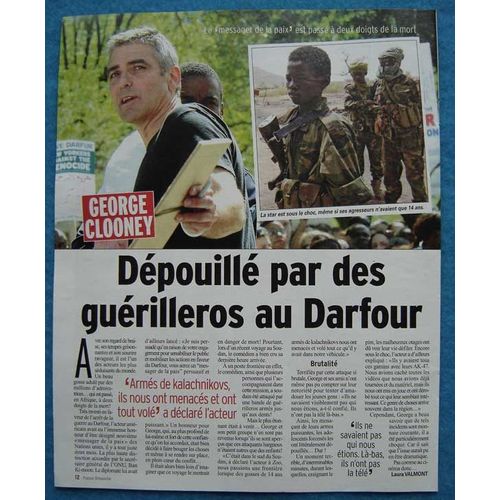 Paris Match N°3215 - Coupure De Presse - George Clooney