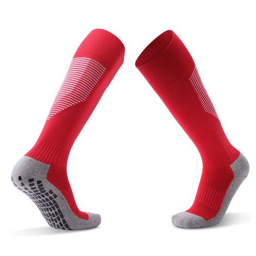 Chaussettes De Football Rouges ¿ Taille Adulte Et Enfant ¿ Lot De 3 Paires ¿ Confort Durable Et Maintien Optimal