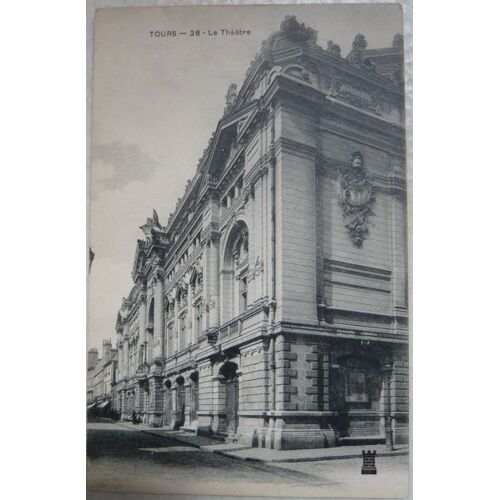 Cpa Carte Postale Ancienne - 28 - Tours - Le Théâtre