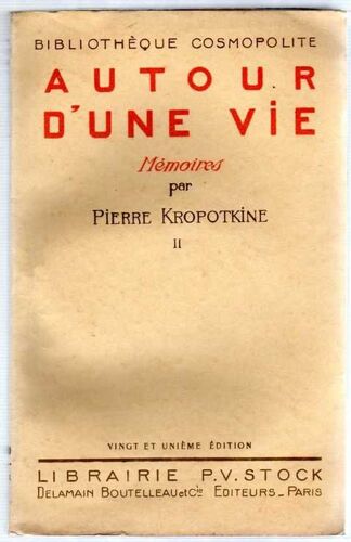 Autour D'une Vie - Tome Ii