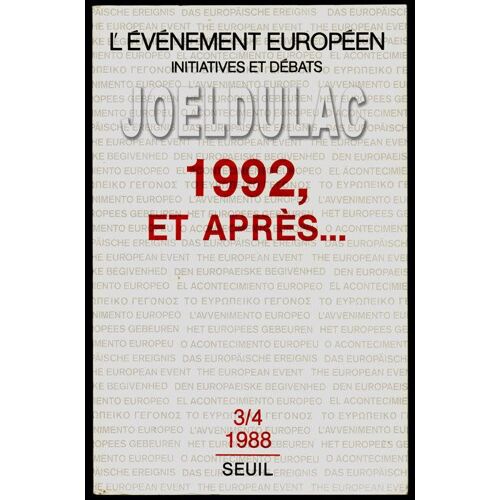 Evenement Europeen