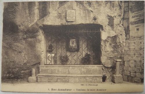 Cpa Carte Postale Ancienne - 6 - Roc-Amadour - Tombeau De Saint Amadour