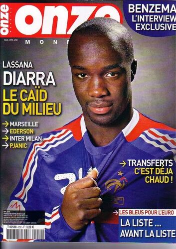Onze Mondial  N° 232 : Lassana Diarra : Le Caïd Du Milieu