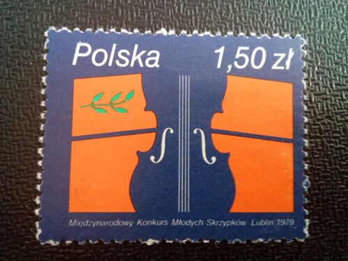 Timbre Pologne Yt 2466 Concours De Jeunes Violonistes H.Wieniawski, Lublin 1979 ( 60404 )