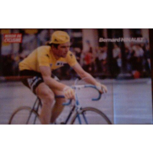 Bernard Hinault En Maillot Jaune - Le Peloton Dans La Montagne