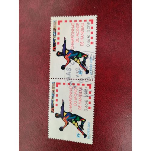 Double Timbres Championnat Du Monde De Handball 2001