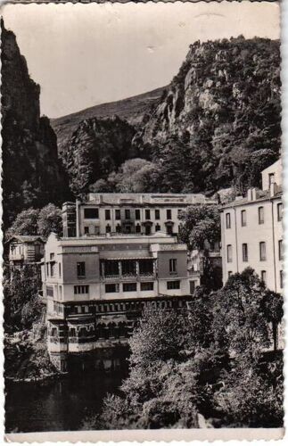 Carte Postale Semi Moderne, Pyrénées Orientales ( 66 ), Amélie Les Bains, Les Thermes Pujades - Oblitération Du 07/08/1957