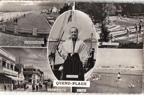 Carte Postale Semi Moderne, France, Picardie, Somme ( 80 ), Quend Plage, Vues Multiples