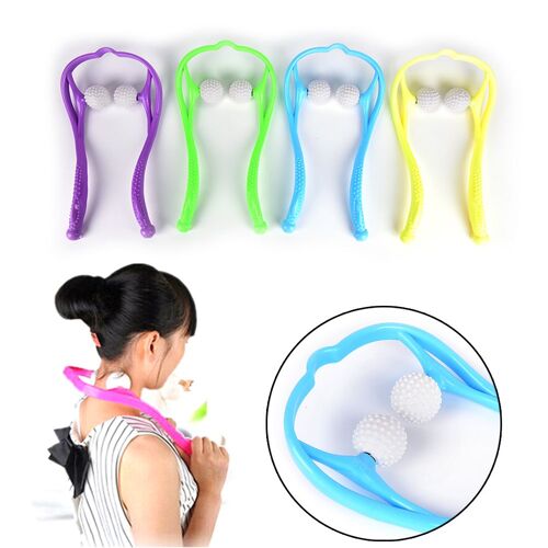 Xm Outil D'auto-Massage De Boule De Rouleau De Masseur De Douleur De Dos D'épaule De Cou 