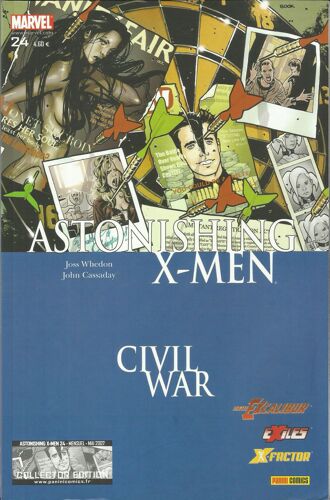 Astonishing X-Men 24, Civil War (Mai 2007, Collector Edition) : Questions De Confiance