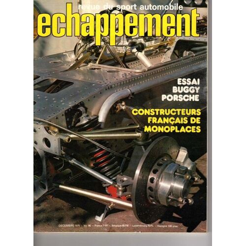 Echappement N°86: Revue Du Sport Automobile. -N°86/ Decembre 1975