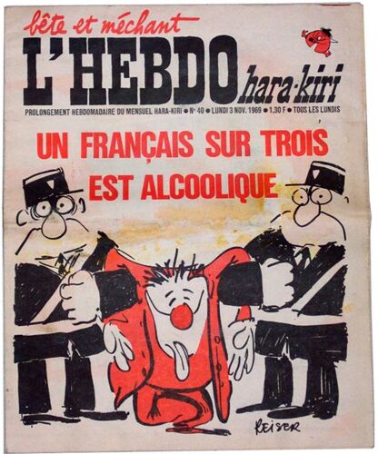 L'hebdo Hara-Kiri - 3 Novembre 1969 -  N° 40