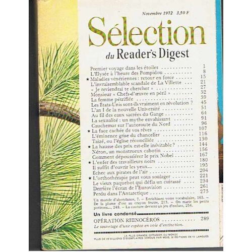 Sélection Du Reader's Digest  N° 52