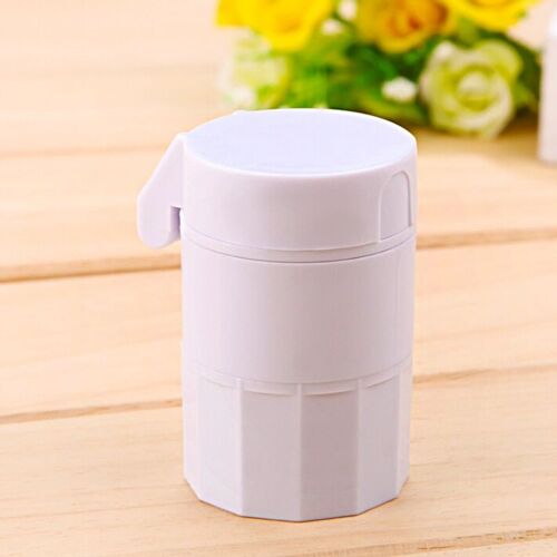 Xm Voyage 4 Couches Poudre Tablette Broyeur Poudre Pilule Cutter Cas Diviseurs Portable Médecine Diviseur Boîte Stockage 