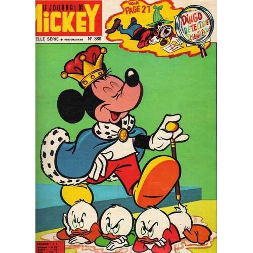 Le Journal De Mickey  N° 888 : Dingo Détective Scientifique