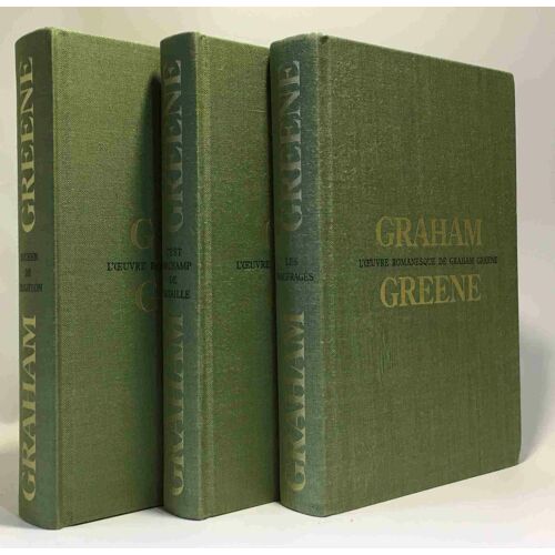 Rocher De Brighton + C'est Un Champ De Bataille + Les Naufragés --- 3 Livres De La Collection: L'oeuvre Romanesque De Graham Greene
