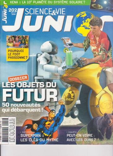 Science Et Vie Junior  N° 202 : Les Objets Du Futur