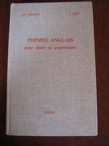 Thèmes Anglais Pour Toute La Grammaire