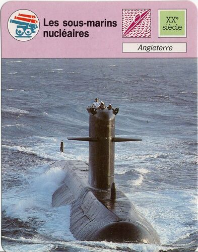 Fiche Cousteau Les Sous-Marins Nucléaires
