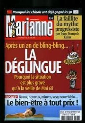 Marianne  N° 574 : Après Un An De Blin Bling La Déglingue