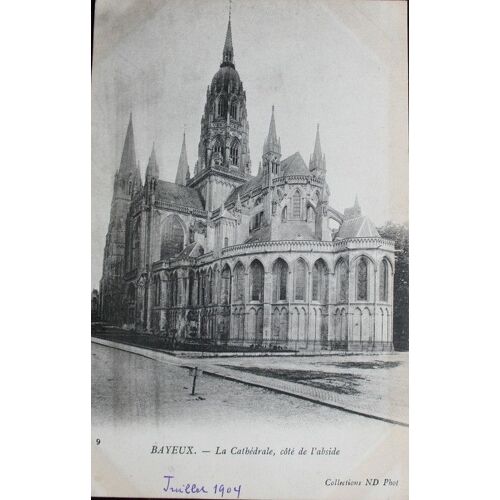 Carte Postale : 1902, Bayeux, Cathédrale