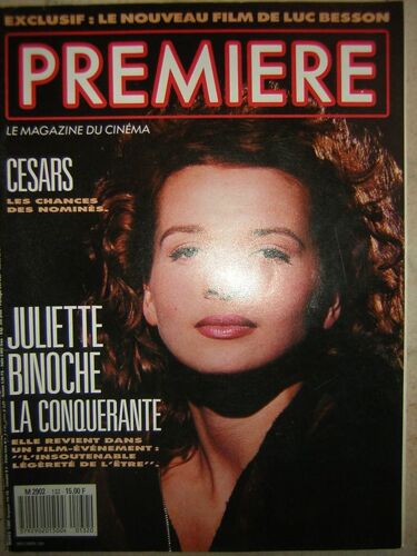 Magazine Premiere N° 132 : Juliette Binoche - Cesars