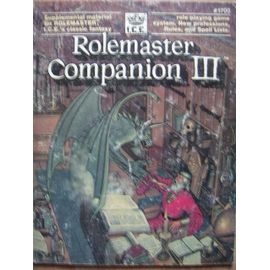 Rolemaster Companion Iii