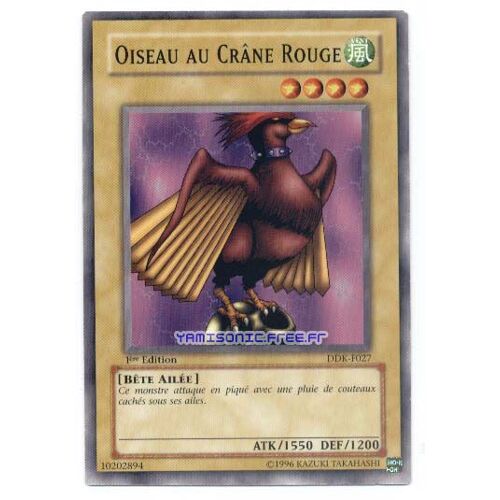 Oiseau Au Crâne Rouge - Vf
