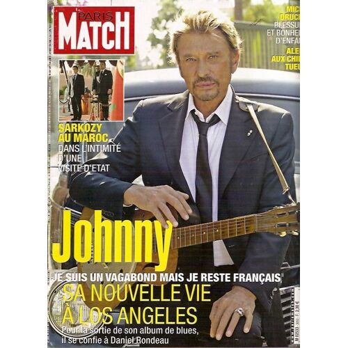 Paris Match Du 31 Octobre 2007  N° 3050 : Johnny Hallyday (Couv+8p) Michel Drucker (4p) Pete Doherty (1p) Christophe Mae (1p) Estelle (4p)