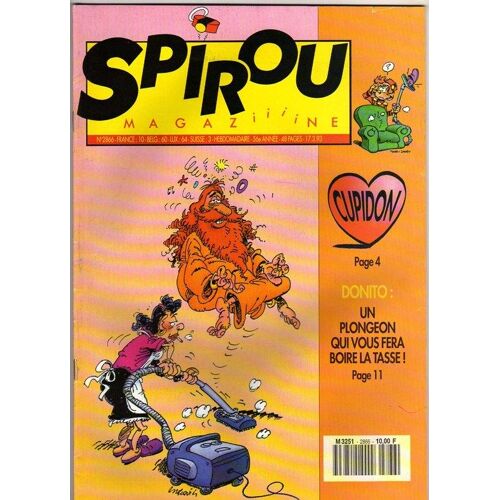 Spirou Magasine N° 2866 : Un Plongeon Qui Vous Fera Boire La Tasse