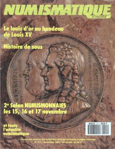 Numismatique Et Change  N° 211 : Le Louis D'or Au Bandeau De Louis 15,Histoire De Sous