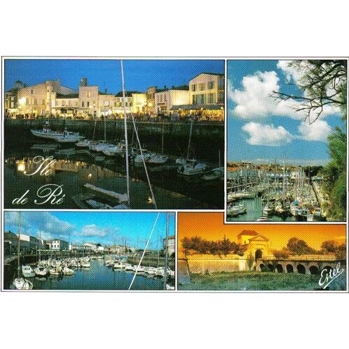 Carte Postale, France, Charente Maritime, La Cote Atlantique, Ile De Ré, Saint Martin - Oblitération Du 21/08/1995