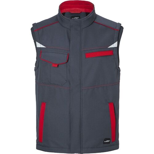 Bodywarmer Softshell Unisexe - Jn852 - Gris Carbone