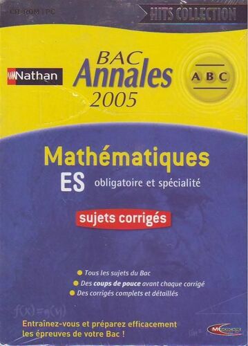 Bac Annales 2005 Maths Es