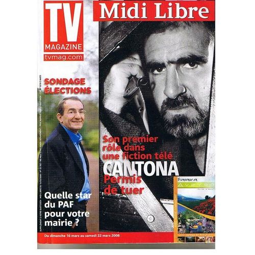 Le Figaro Tv Magazine  N° 1102 : Cantona Son Premier Role