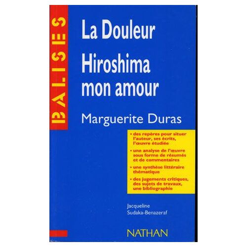 La Douleur", "Hiroshima Mon Amour", Marguerite Duras - Des Repères Pour Situer L'auteur