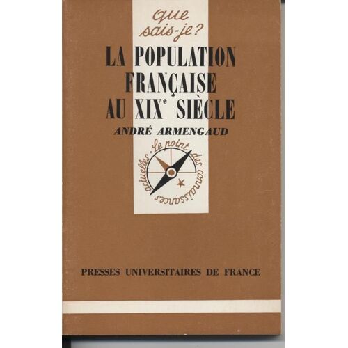 La Population Française Au Xix° Siècle