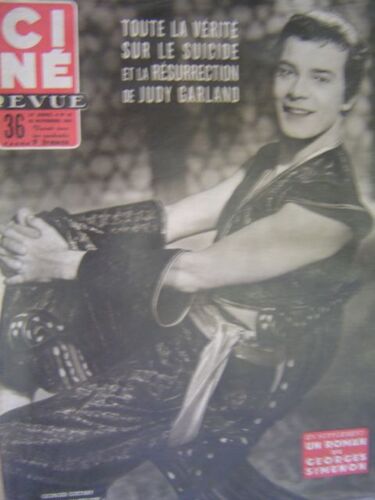 Cine Revue 1954  N° 48 : George Guetary..Stewart Granger.Judy Garland.Jacque Sernas.Janet Leigh.Tony Curtis.