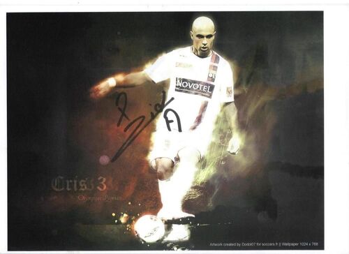 Photo Dédicacée De Cris