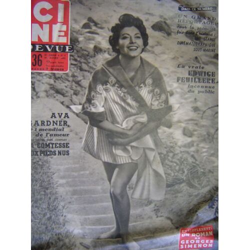 Cine Revue 1955 N° 4 : Edwige Feuillere.Alan Ladd.Francoise Arnoul .Daniel Gelin.