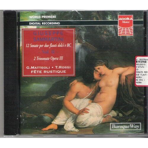 12 Sonate Pour Flûtes À Bec & B.C., Trios Pour 2 Flûtes Matteoli & Rossi, Flûtes