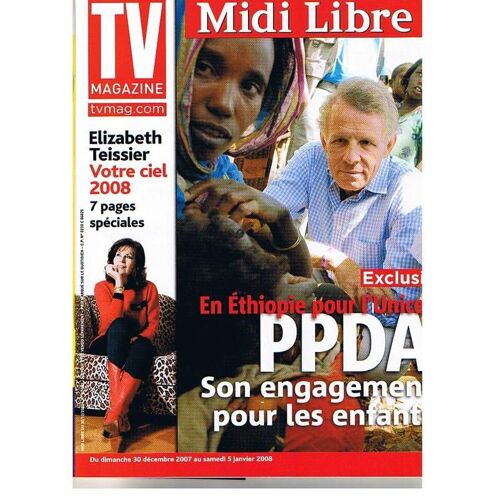 Tv Magazine Midi Libre  N° 22706 : Ppda Son Engagement Pour Les Enfants - Elisabeth Teissier Votre Ciel 2008