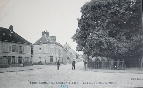 Carte Postale : 1909, Saint-Germain-Les-Couilly, Rue De Melun