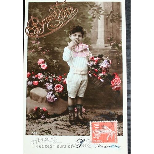 Carte Postale Affranchie : Bonne Fête
