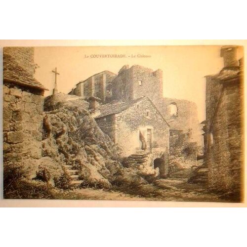 Carte Postale Ancienne Aveyron La Couvertoirade Le Chateau