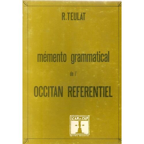 Mémento Grammatical De L'occitan Référentiel