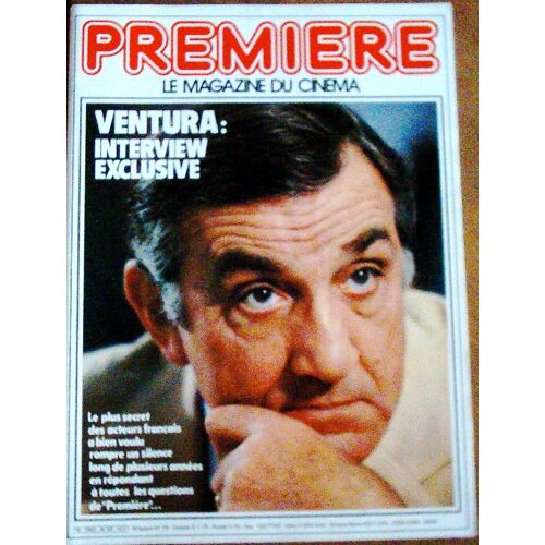 Première - Le Magazine Du Cinéma  N° 58 : Ventura : Interview Exclusive