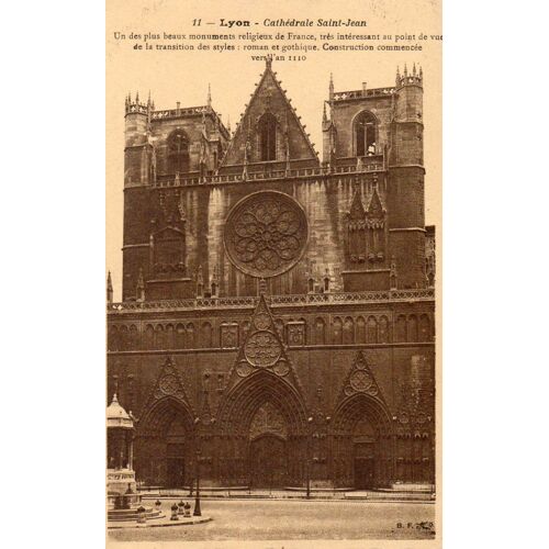 Carte Postale Ancienne - 11 - Lyon - Cathédrale Saint-Jean