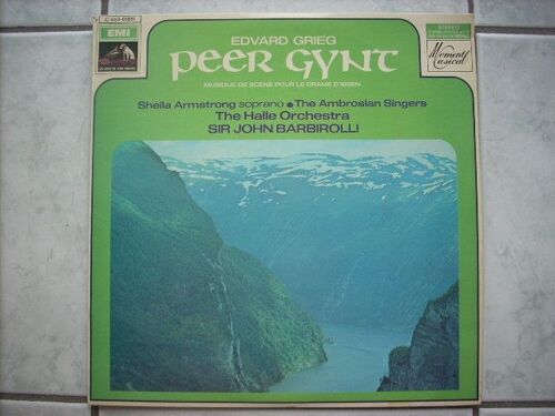 Edvard Grieg  Peer Gynt Musique De Scene Pour Le Drame D'ibsen