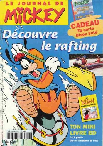 Le Journal De Mickey N° 2247 : Découvre Le Rafting